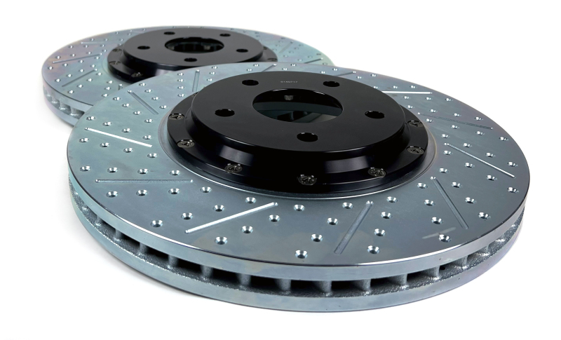 Chevrolet Corvette Z06 Brake Rotors (2) - Front - Baer Brakes - Eradispeed+ Slotted/Drilled/Zinc Plated - `06-`13